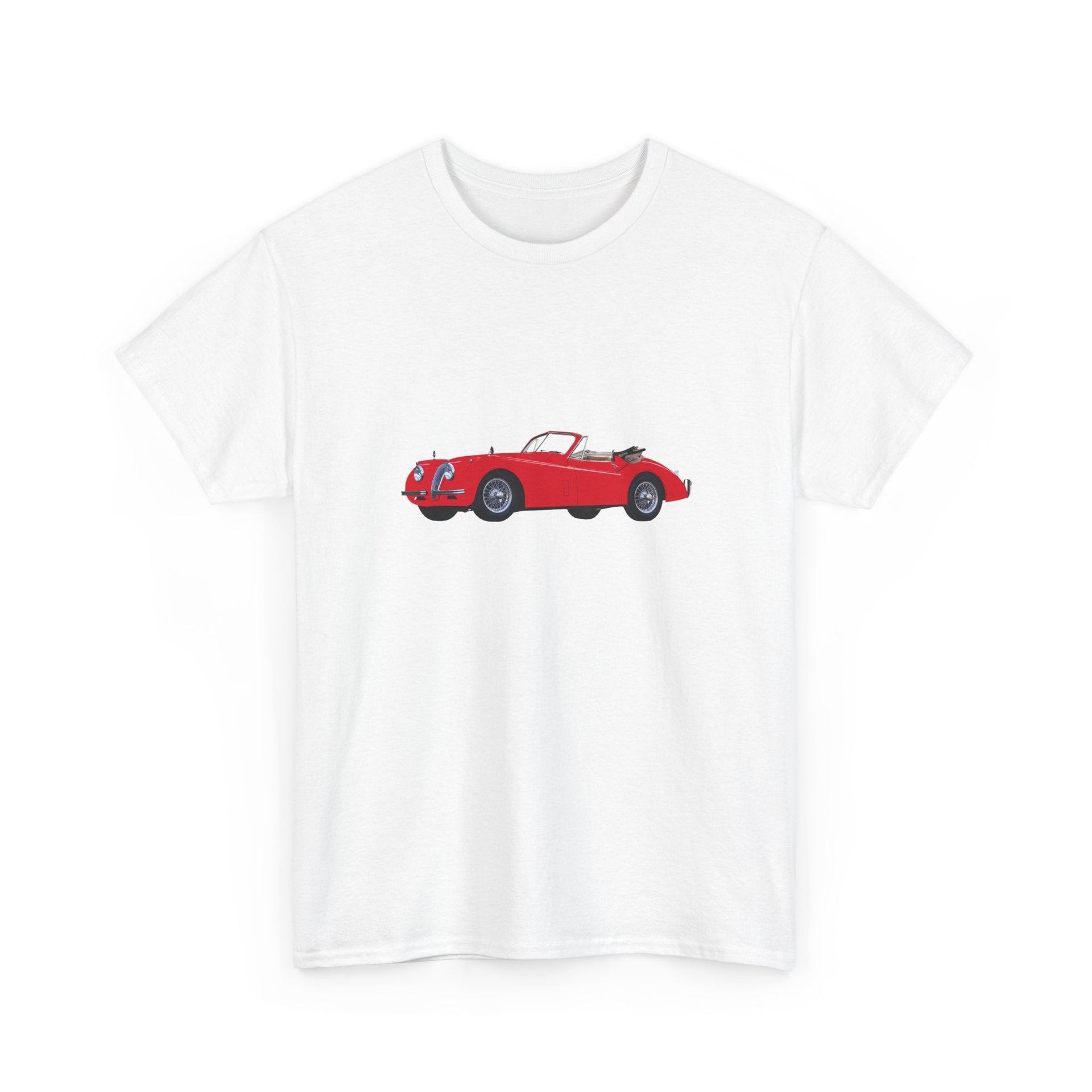 1954 Jaguar XK120 Roadster T-Shirt - Cars, Trucks & Cycles - Harvey Ltd