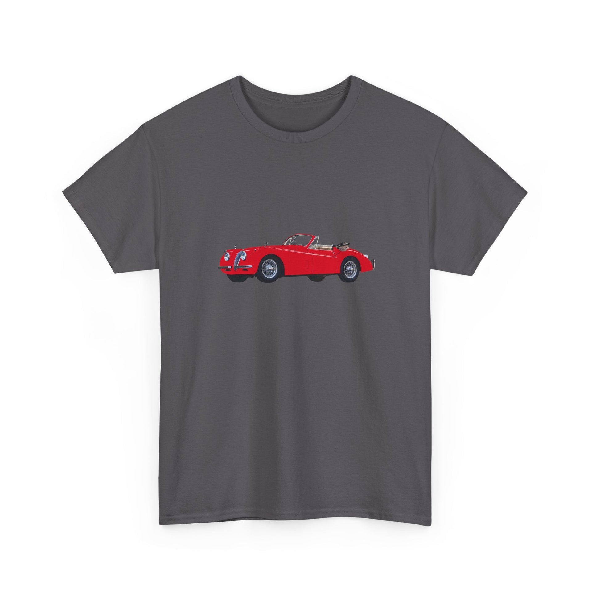1954 Jaguar XK120 Roadster T-Shirt - Cars, Trucks & Cycles - Harvey Ltd