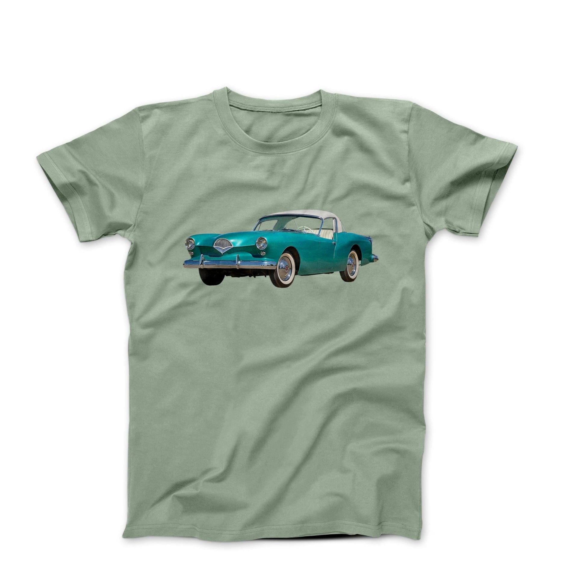 1954 Kaiser Darrin Coupe T-shirt - Cars, Trucks & Cycles - Harvey Ltd
