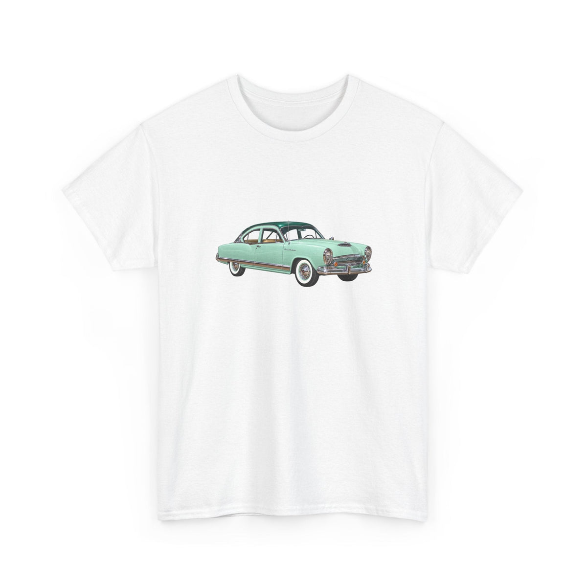 1954 Kaiser Manhattan Club Coupe T-shirt - Cars, Trucks & Cycles - Harvey Ltd