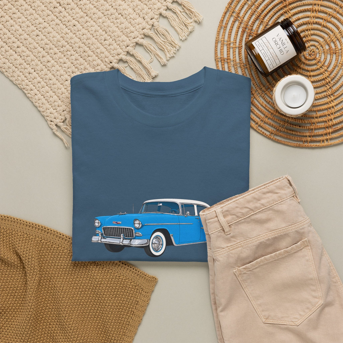 1955 Chevy Bel Air Hardtop T-shirt - Cars, Trucks & Cycles - Harvey Ltd