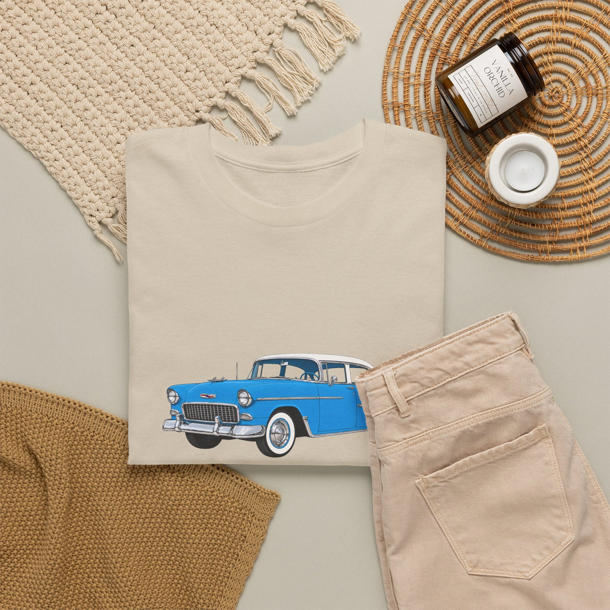 1955 Chevy Bel Air Hardtop T-shirt - Cars, Trucks & Cycles - Harvey Ltd