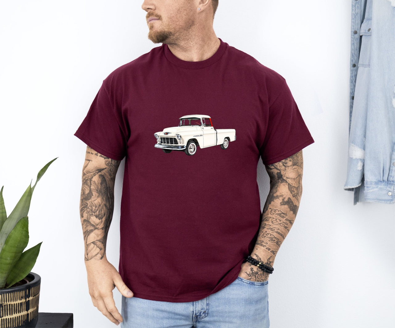 1955 Chevy Cameo Carrier T-shirt - Cars, Trucks & Cycles - Harvey Ltd