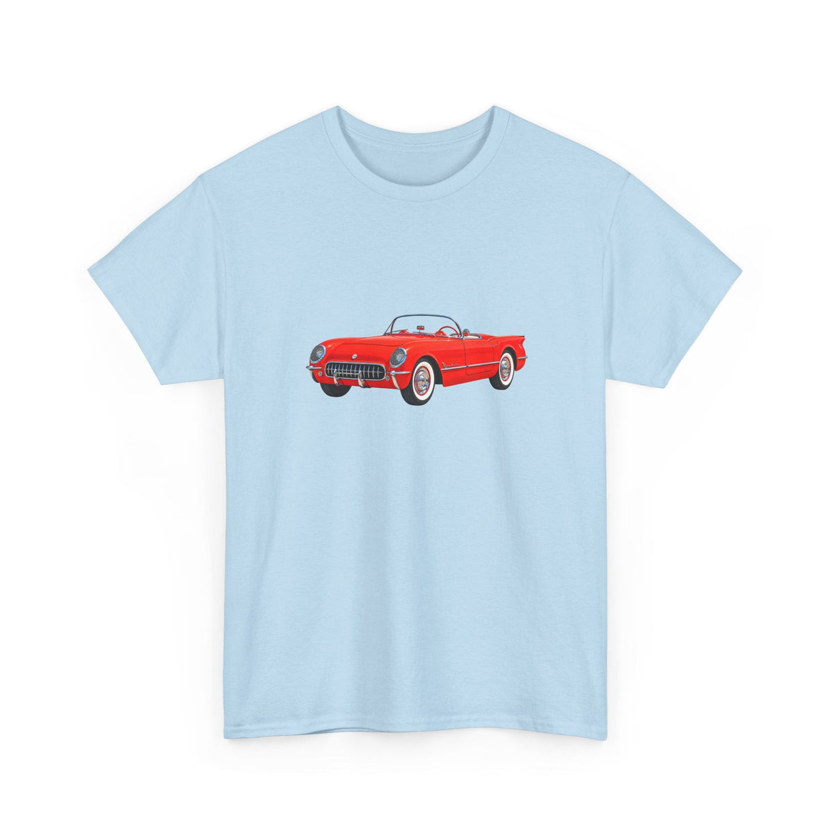 1955 Chevy Corvette Sports Car T-shirt - Cars, Trucks & Cycles - Harvey Ltd