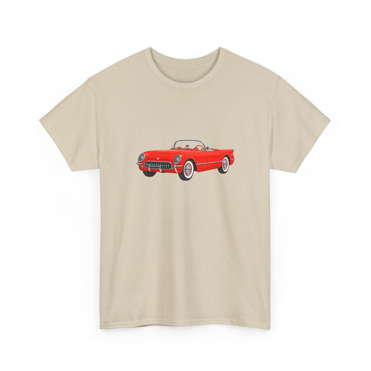 1955 Chevy Corvette Sports Car T-shirt - Cars, Trucks & Cycles - Harvey Ltd