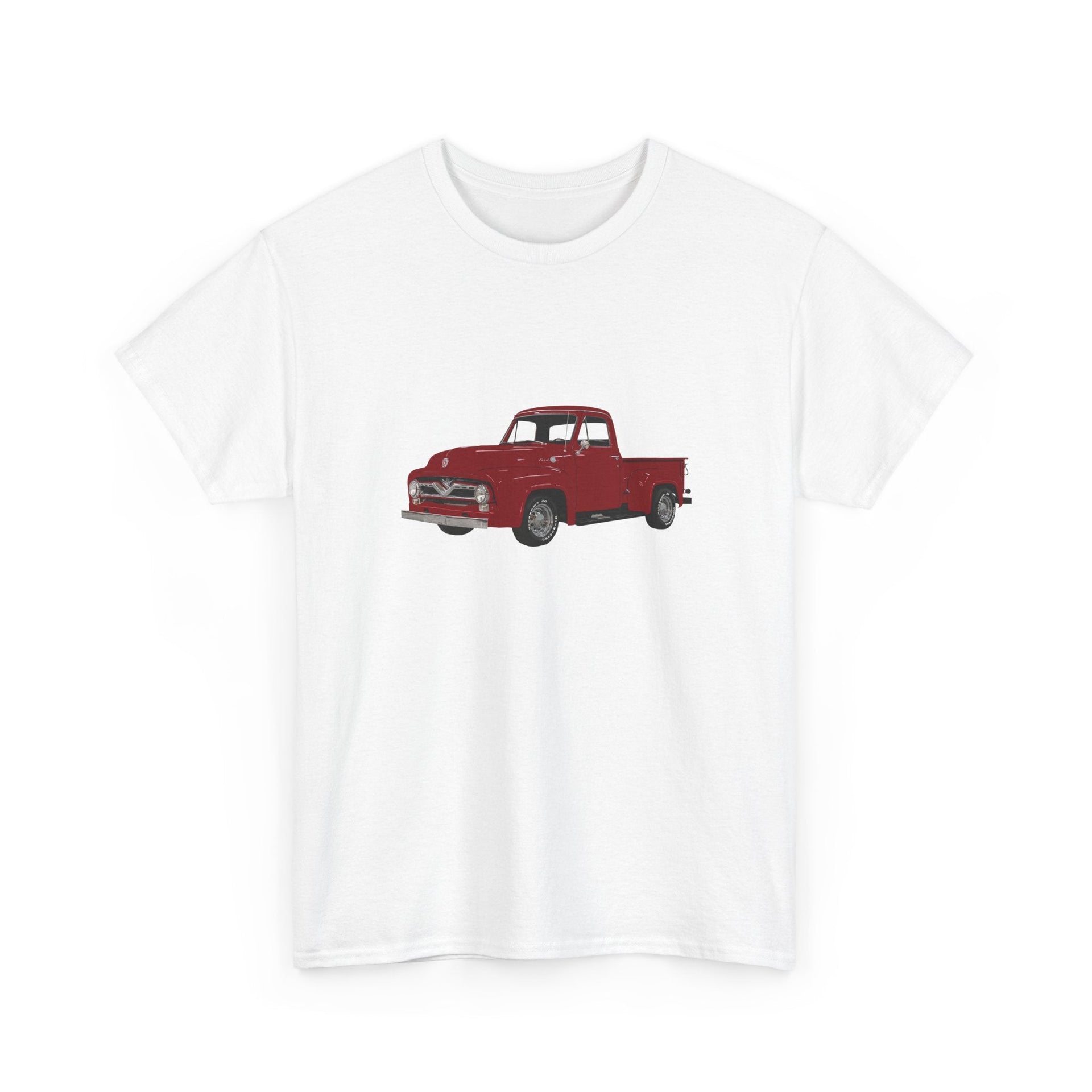 1955 Ford F - 100 Pickup Truck T-shirt - Cars, Trucks & Cycles - Harvey Ltd