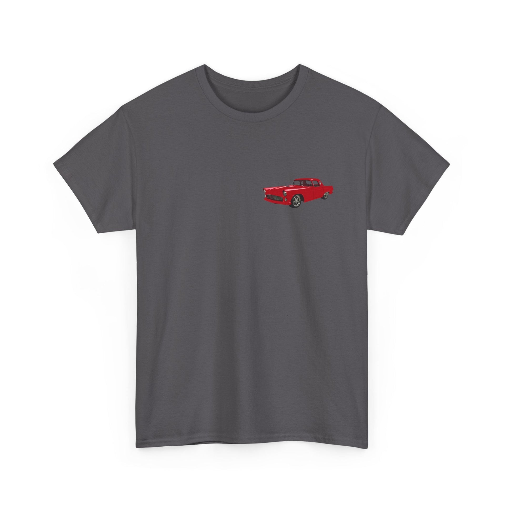 1955 Ford Thunderbird Coupe Front & Back Printed T-shirt - Cars, Trucks & Cycles - Harvey Ltd