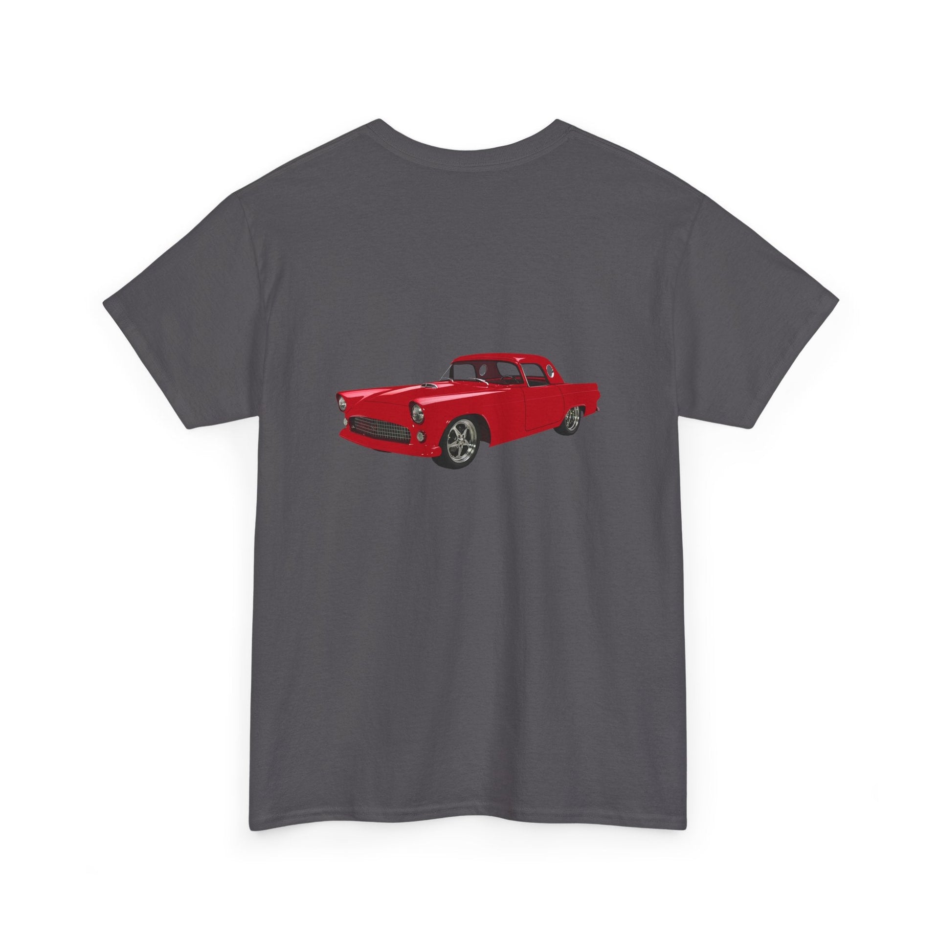 1955 Ford Thunderbird Coupe Front & Back Printed T-shirt - Cars, Trucks & Cycles - Harvey Ltd