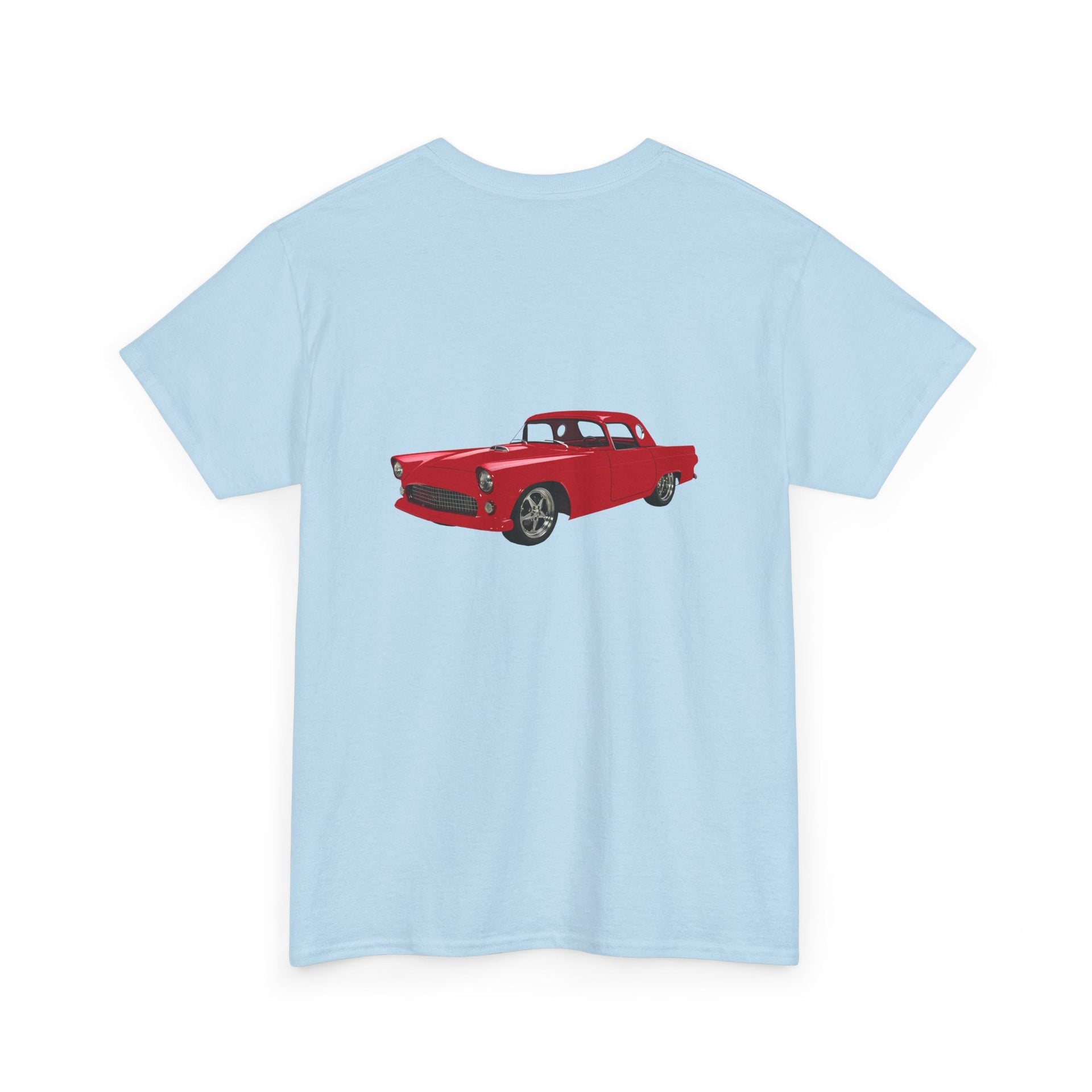 1955 Ford Thunderbird Coupe Front & Back Printed T-shirt - Cars, Trucks & Cycles - Harvey Ltd