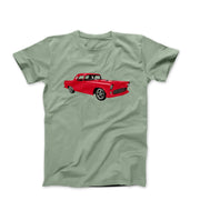 1955 Ford thunderbird Coupe T-shirt - Cars, Trucks & Cycles - Harvey Ltd