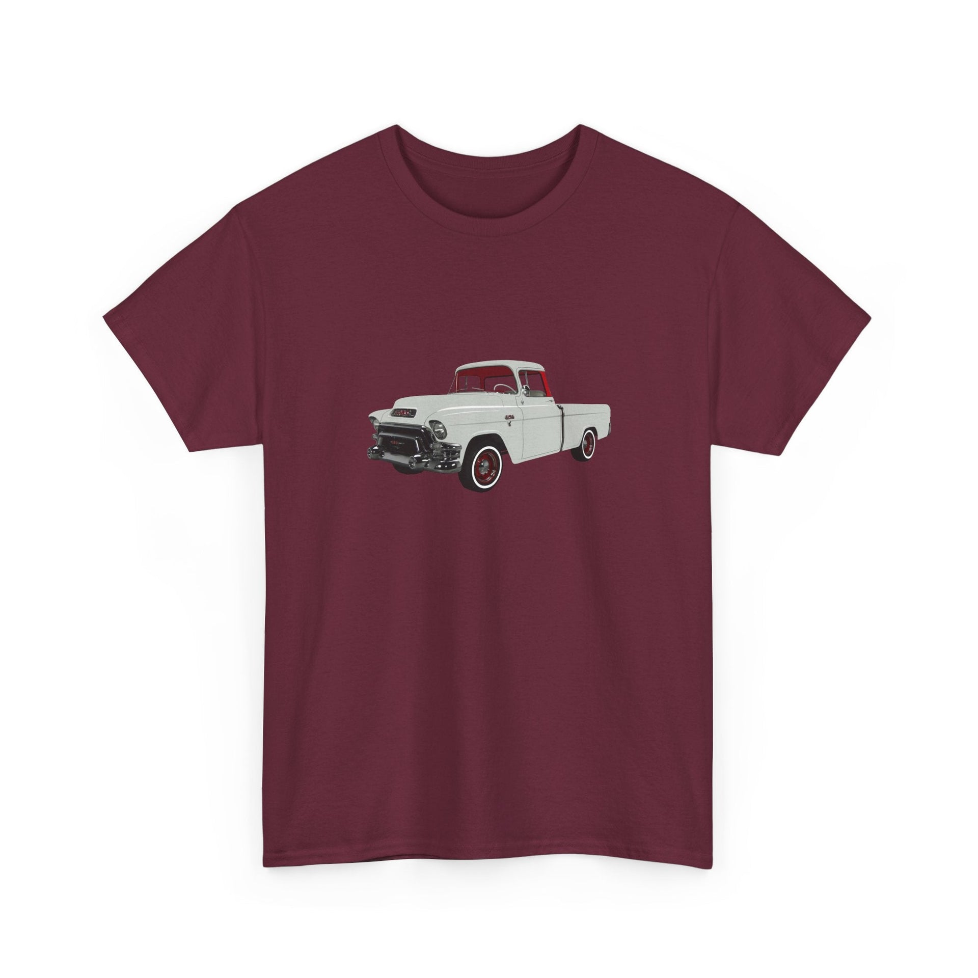 1955 GMC 100 Suburban Carrier Pickup T-shirt - Cars, Trucks & Cycles - Harvey Ltd