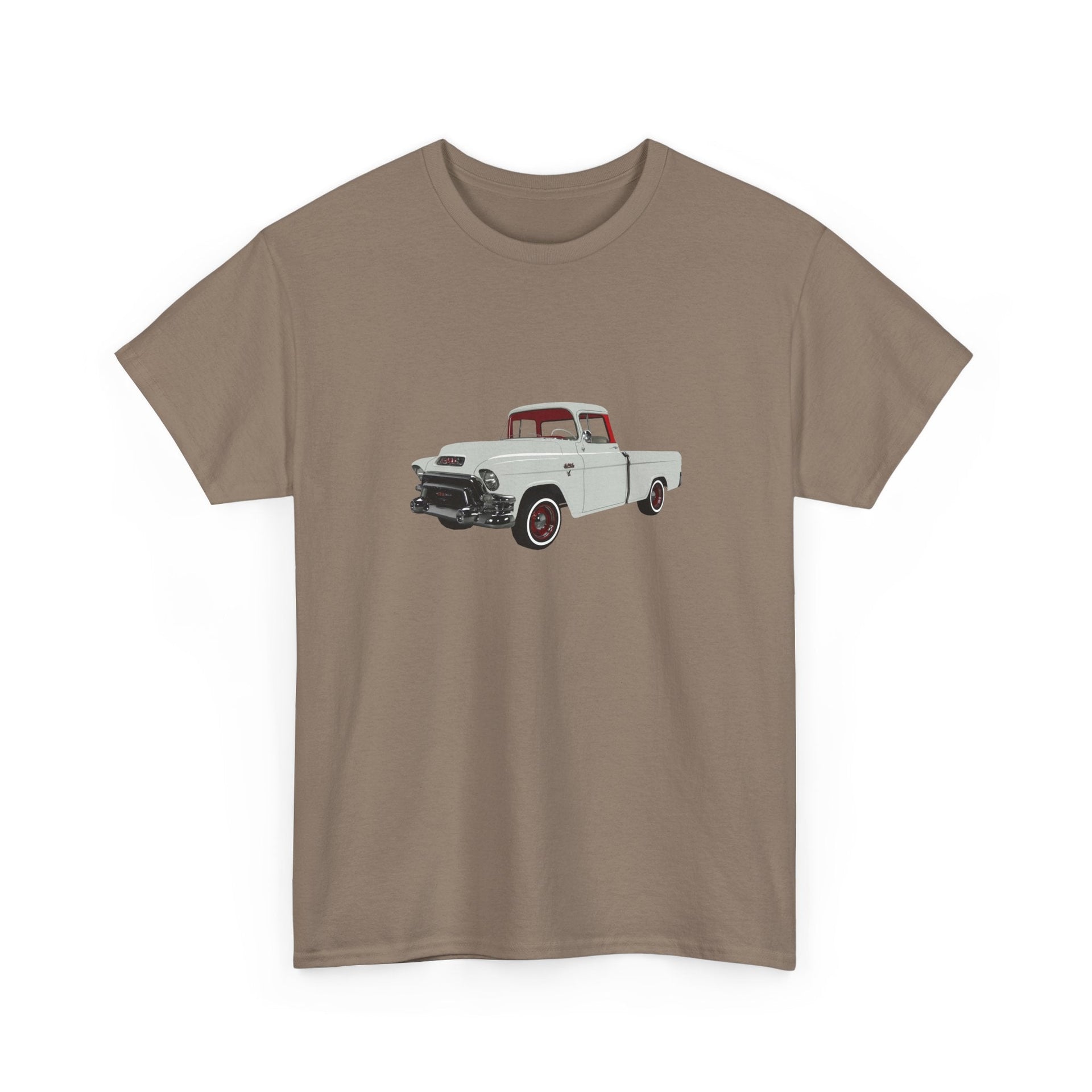 1955 GMC 100 Suburban Carrier Pickup T-shirt - Cars, Trucks & Cycles - Harvey Ltd