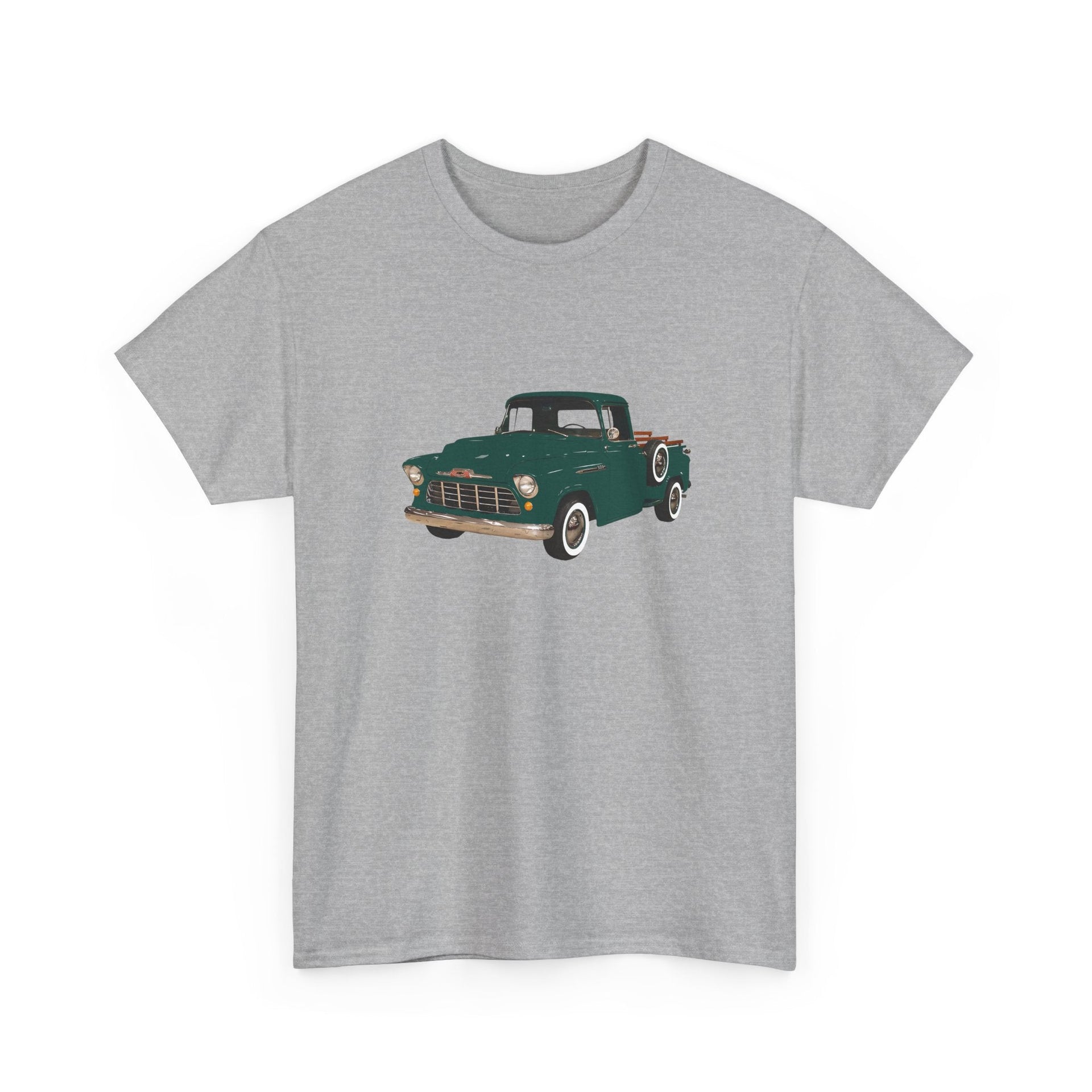 1956 Chevy 3100 Stepside Pickup T-shirt - Cars, Trucks & Cycles - Harvey Ltd
