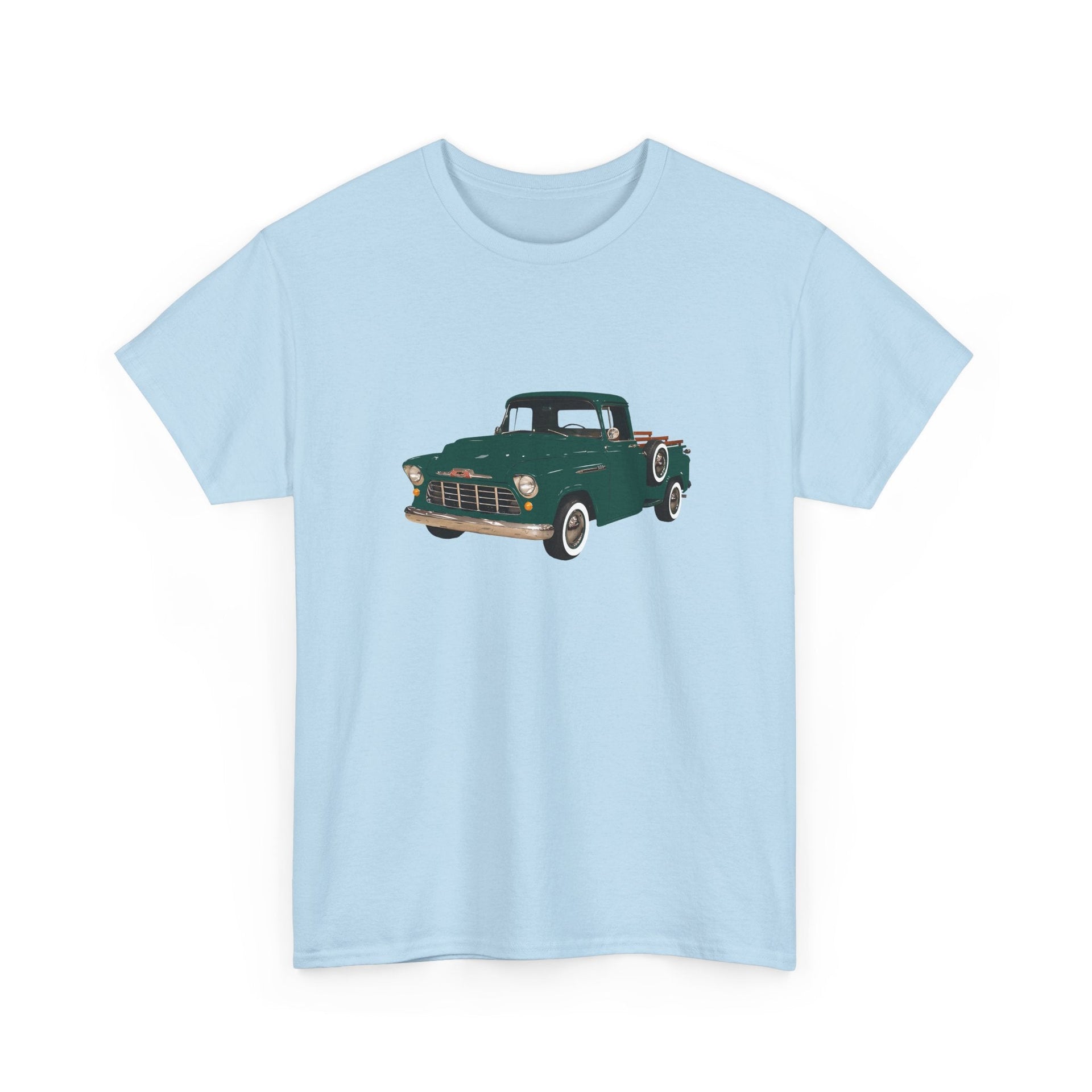 1956 Chevy 3100 Stepside Pickup T-shirt - Cars, Trucks & Cycles - Harvey Ltd