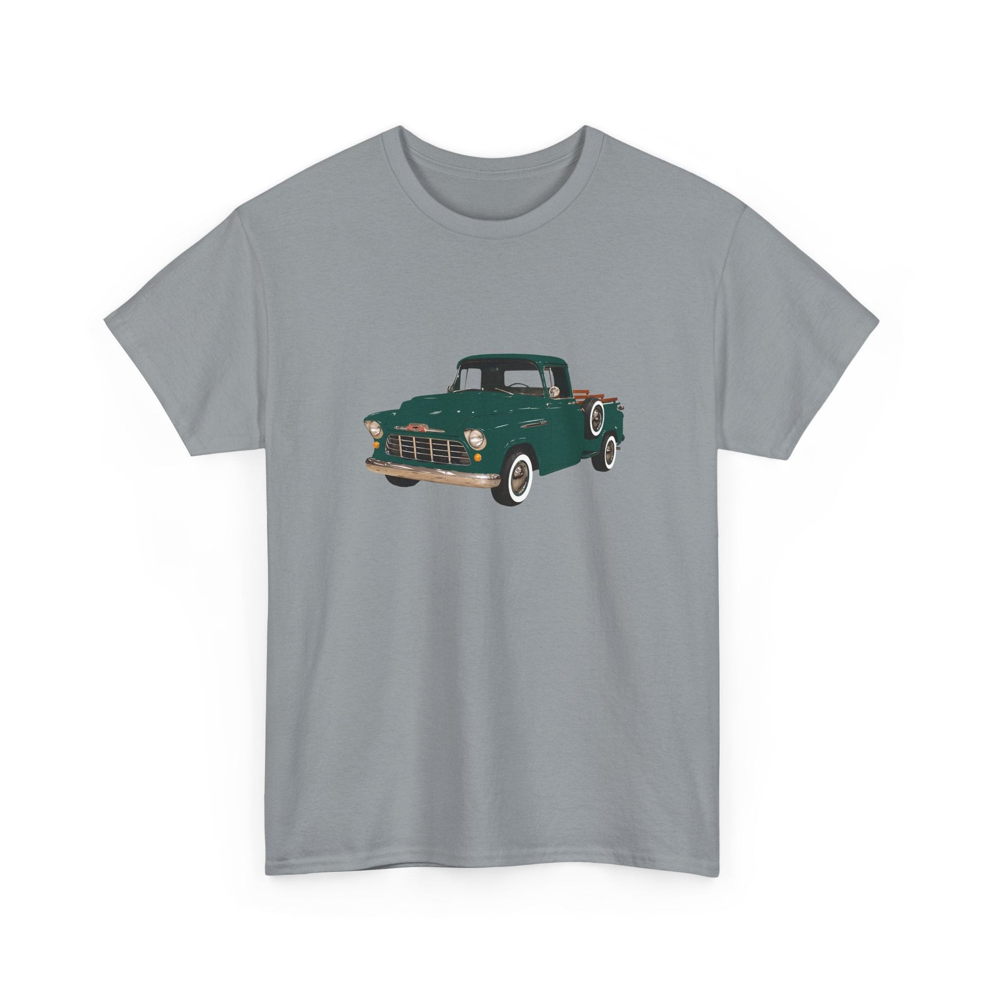 1956 Chevy 3100 Stepside Pickup T-shirt - Cars, Trucks & Cycles - Harvey Ltd