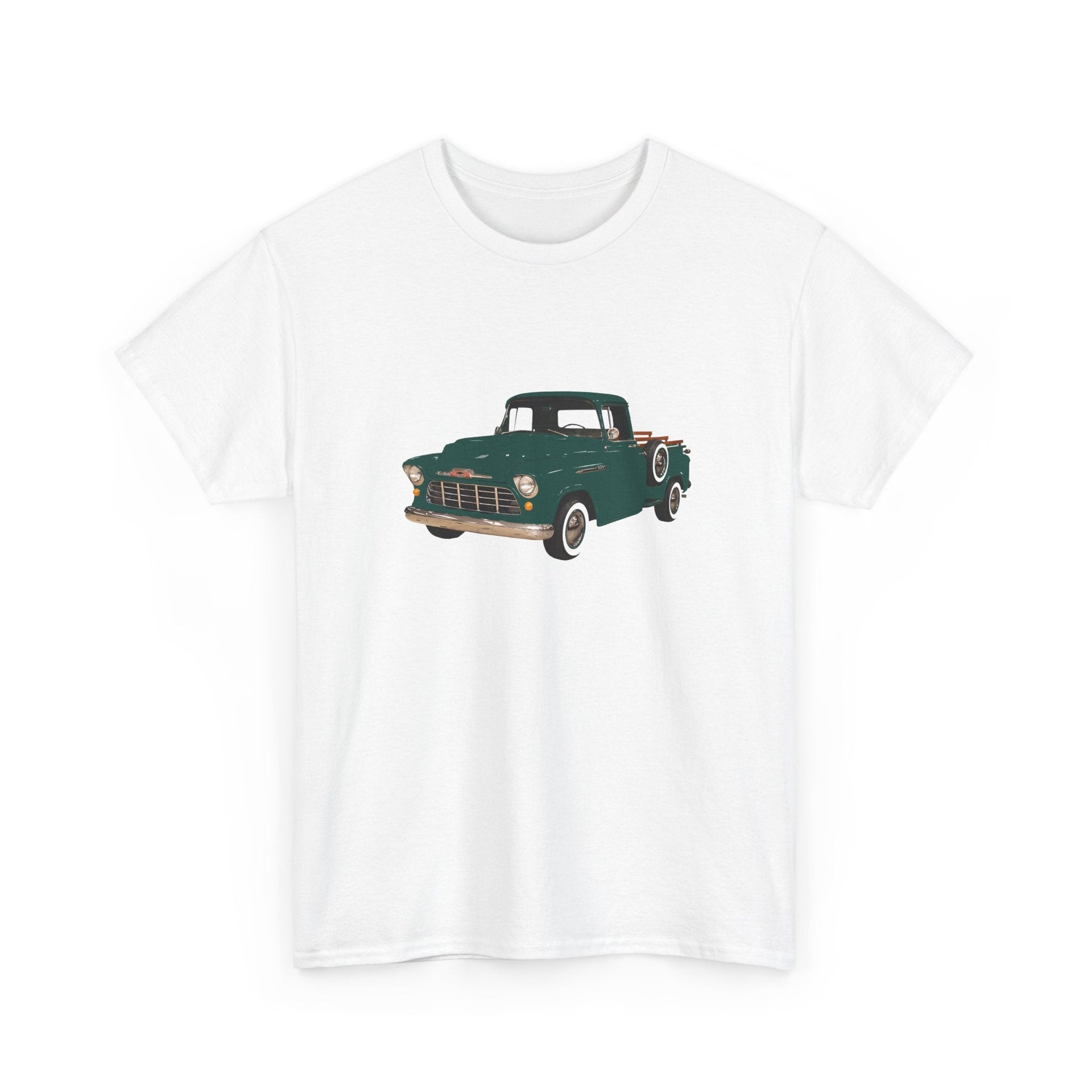 1956 Chevy 3100 Stepside Pickup T-shirt - Cars, Trucks & Cycles - Harvey Ltd
