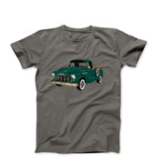 1956 Chevy 3100 Stepside Pickup Truck T-shirt - Cars, Trucks & Cycles - Harvey Ltd