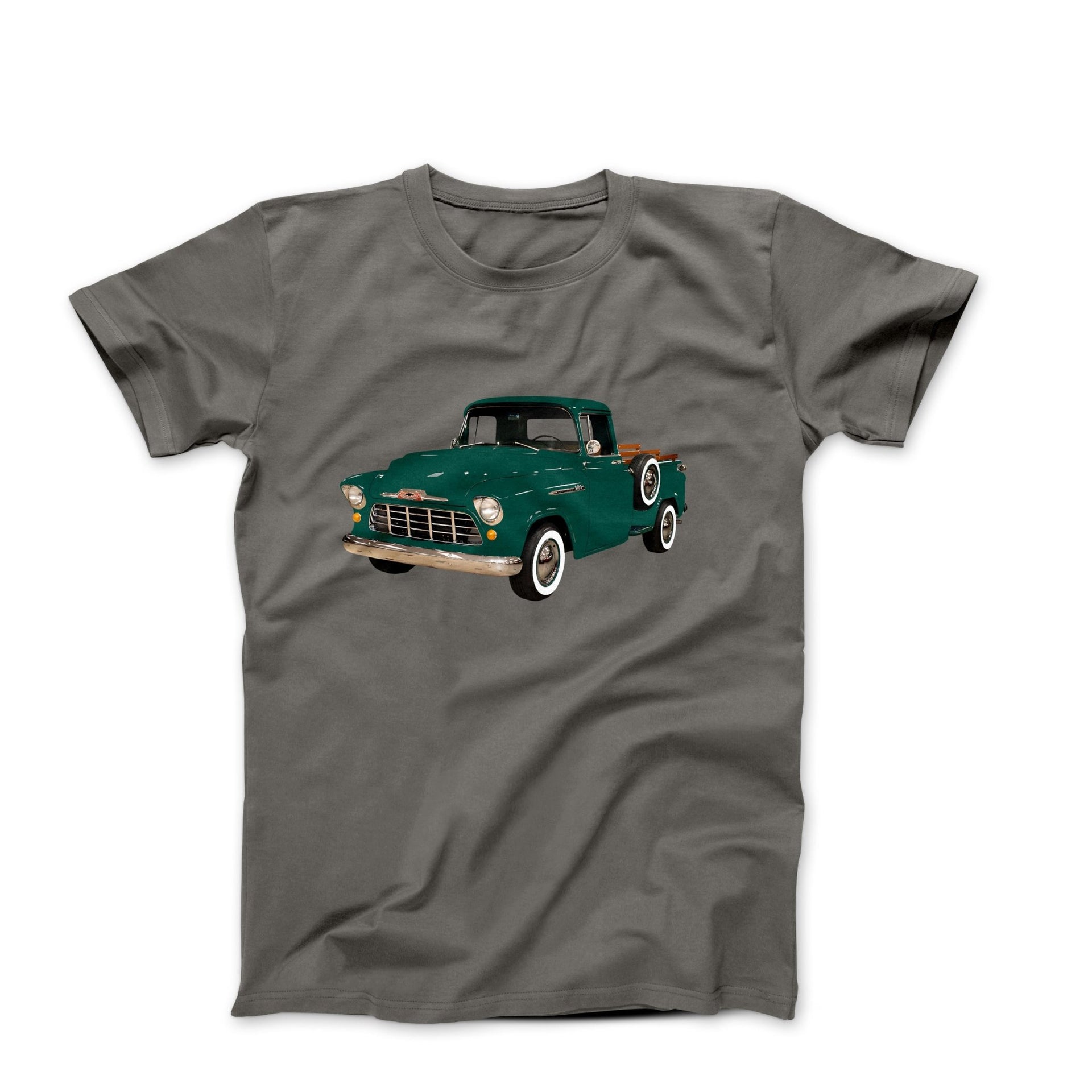 1956 Chevy 3100 Stepside Pickup Truck T-shirt - Cars, Trucks & Cycles - Harvey Ltd
