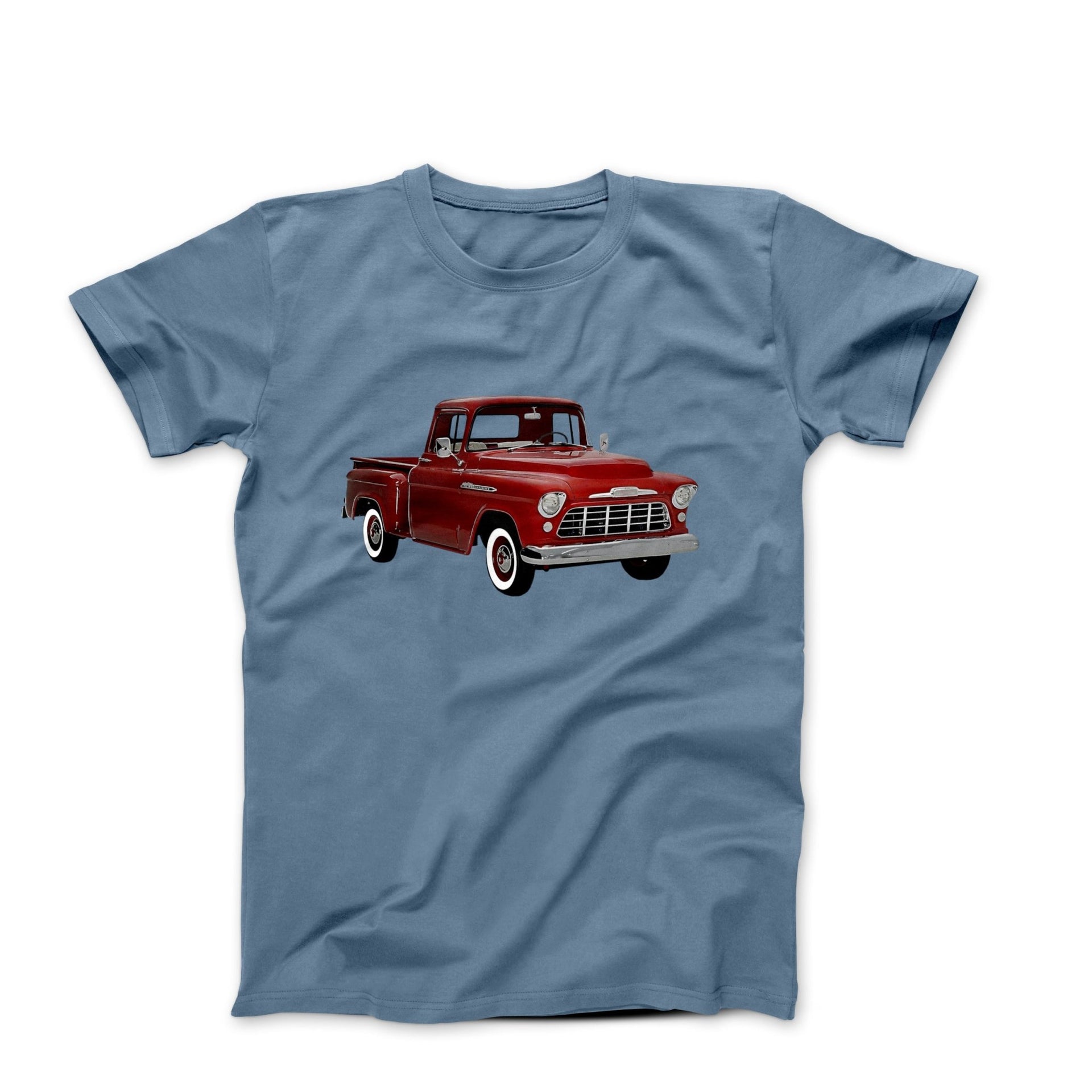 1956 Chevy Apache 3100 Pickup T-shirt - Cars, Trucks & Cycles - Harvey Ltd