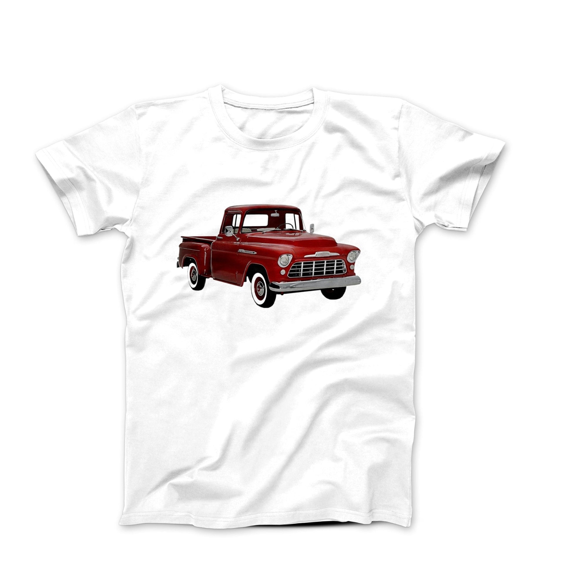 1956 Chevy Apache 3100 Pickup T-shirt - Cars, Trucks & Cycles - Harvey Ltd