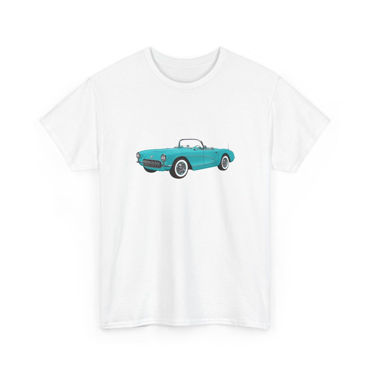 1956 Chevy Corvette Sports Car T-shirt - Cars, Trucks & Cycles - Harvey Ltd