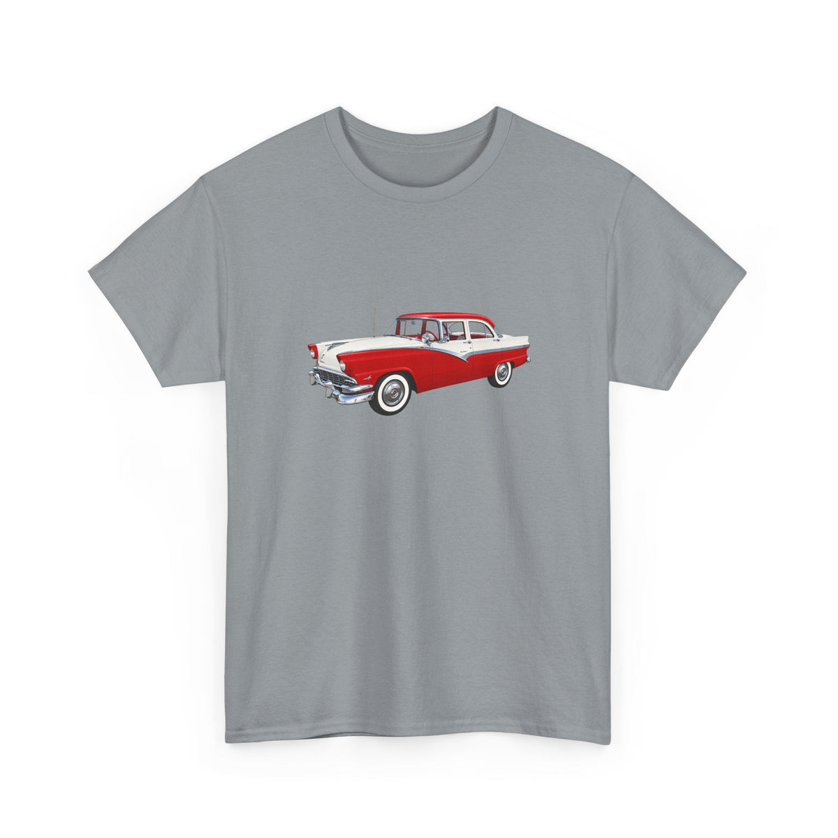 1956 Ford Fairlane Town Sedan T-shirt - Cars, Trucks & Cycles - Harvey Ltd