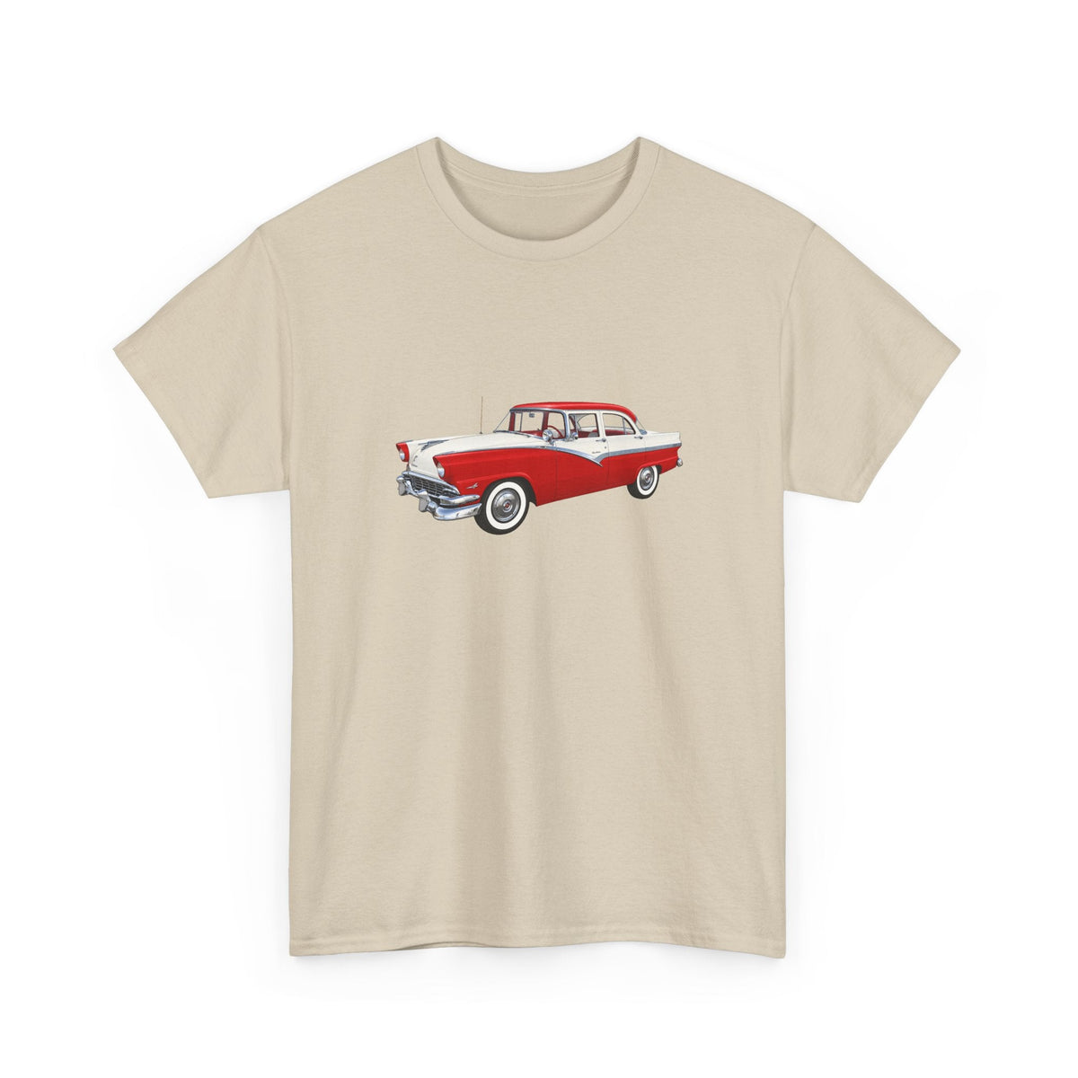 1956 Ford Fairlane Town Sedan T-shirt - Cars, Trucks & Cycles - Harvey Ltd