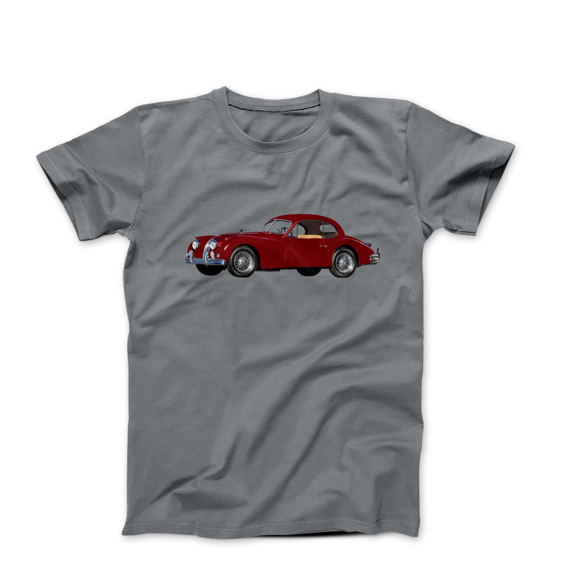 1956 Jaguar XK140 Roadster T-shirt - Cars, Trucks & Cycles - Harvey Ltd
