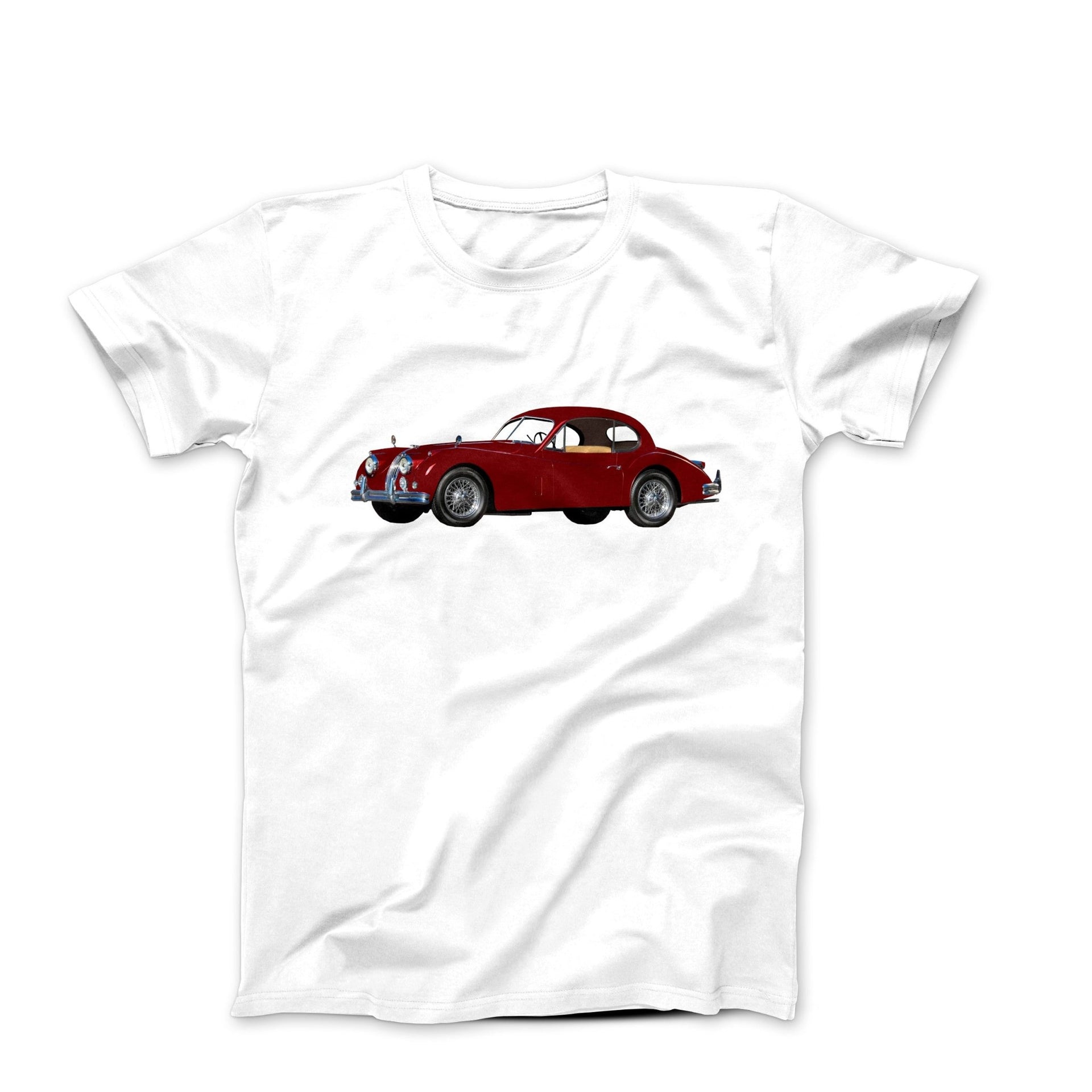 1956 Jaguar XK140 Roadster T-shirt - Cars, Trucks & Cycles - Harvey Ltd
