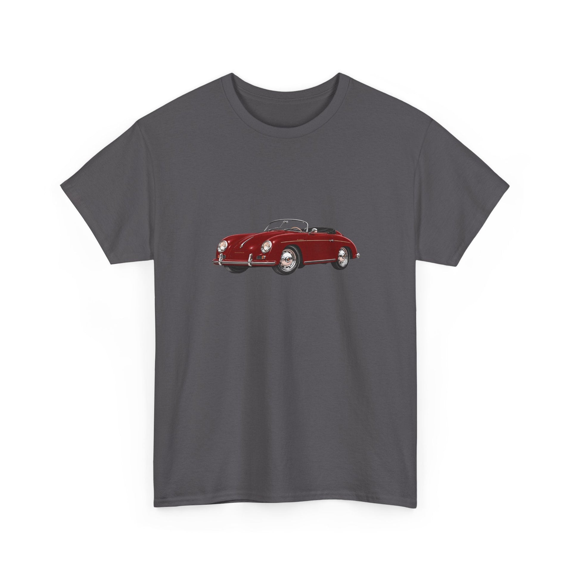 1956 Porsche 356 Speedster (Polyantha Red) T-shirt - Cars, Trucks & Cycles - Harvey Ltd
