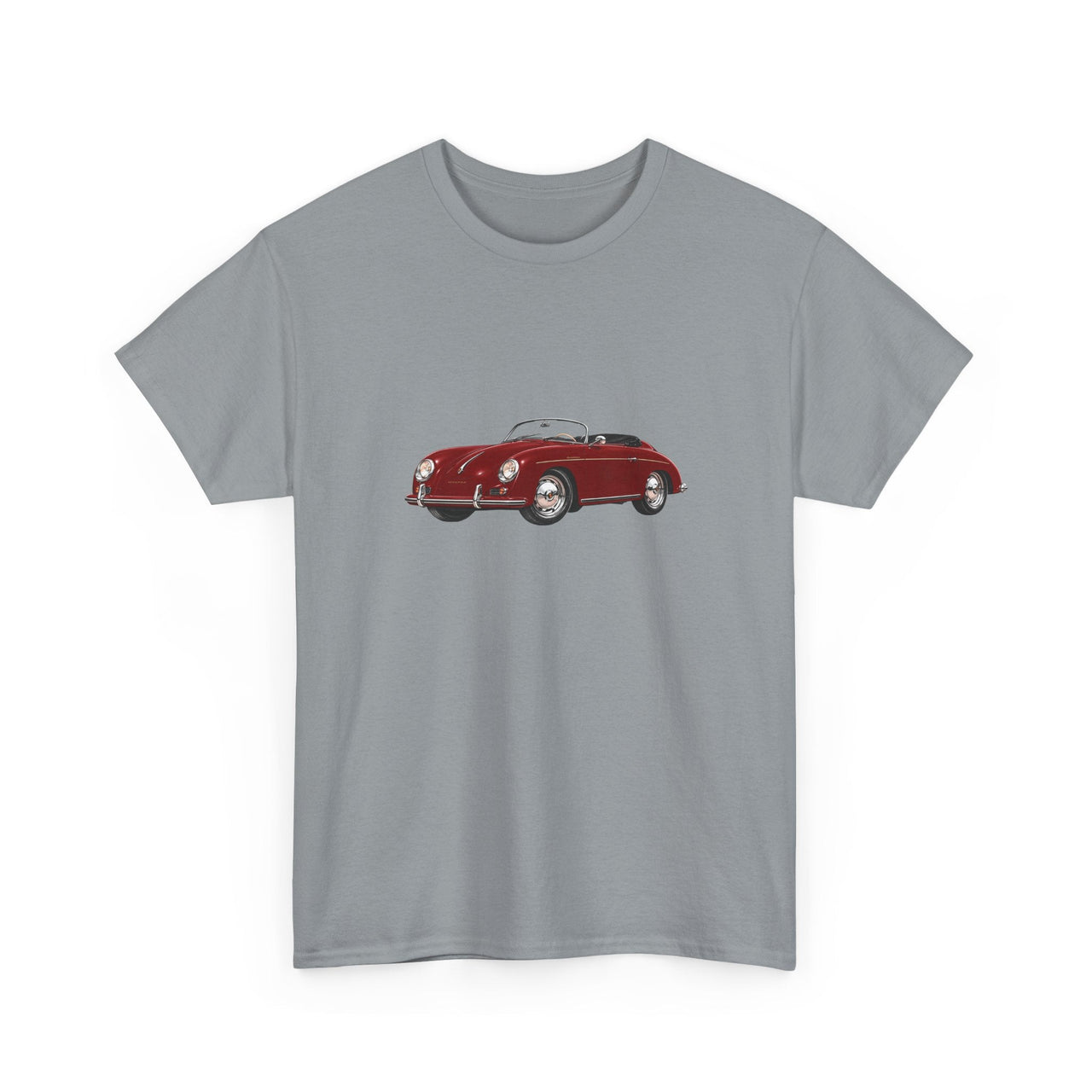 1956 Porsche 356 Speedster (Polyantha Red) T-shirt - Cars, Trucks & Cycles - Harvey Ltd