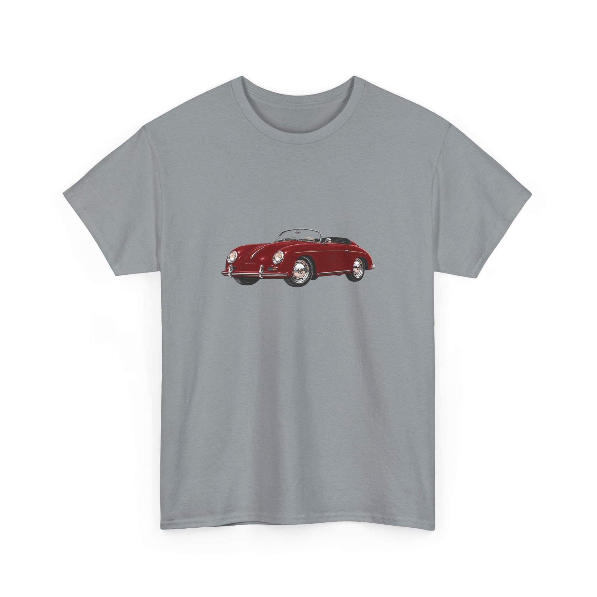 1956 Porsche 356 Speedster (Polyantha Red) T-shirt - Cars, Trucks & Cycles - Harvey Ltd