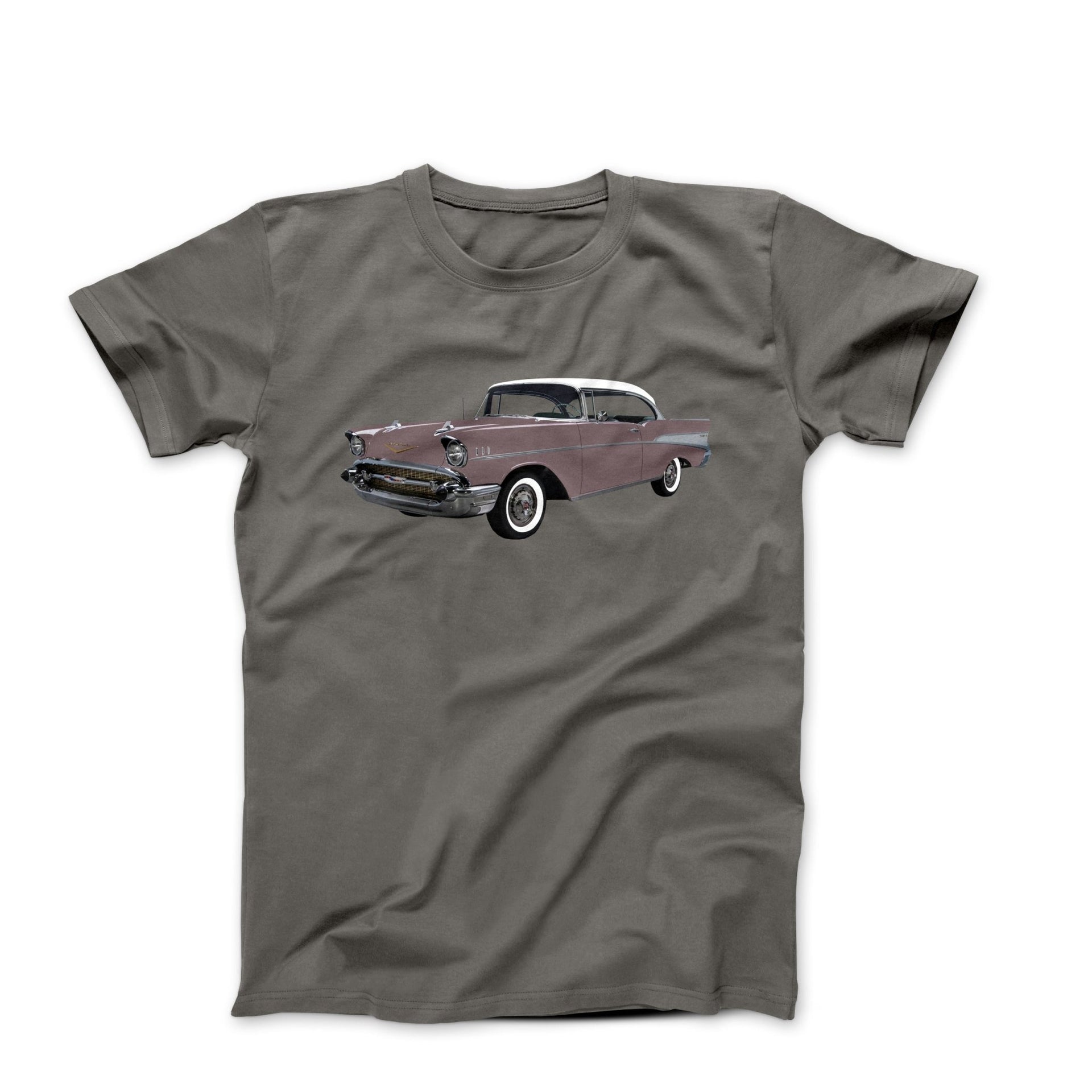 1957 Chevrolet Bel Air Hardtop T-shirt - Cars, Trucks & Cycles - Harvey Ltd