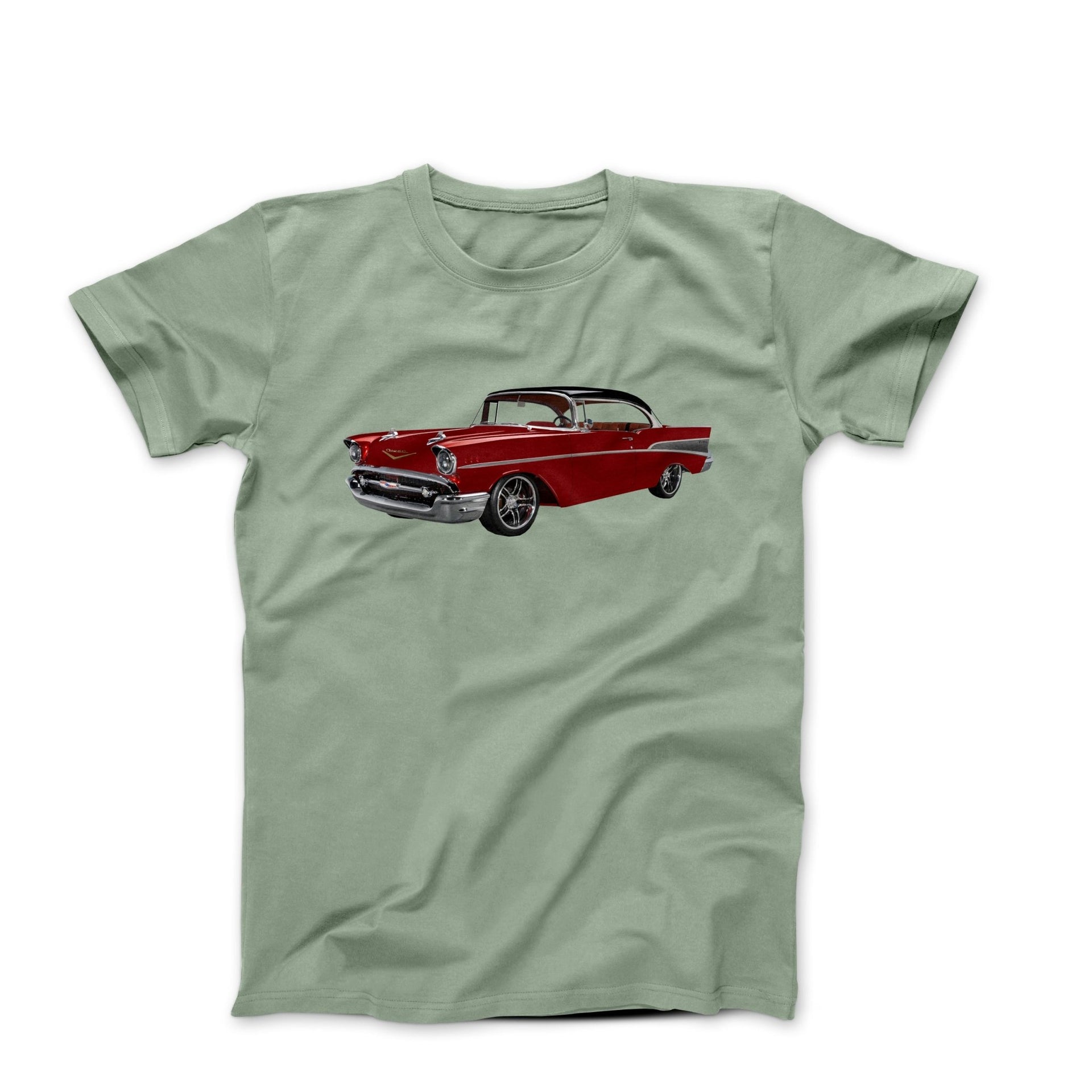 1957 Chevrolet Bel Air Two - tone T-shirt - Cars, Trucks & Cycles - Harvey Ltd