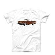 1957 Chevy Bel Air Sierra Gold Hardtop T-shirt - Cars, Trucks & Cycles - Harvey Ltd