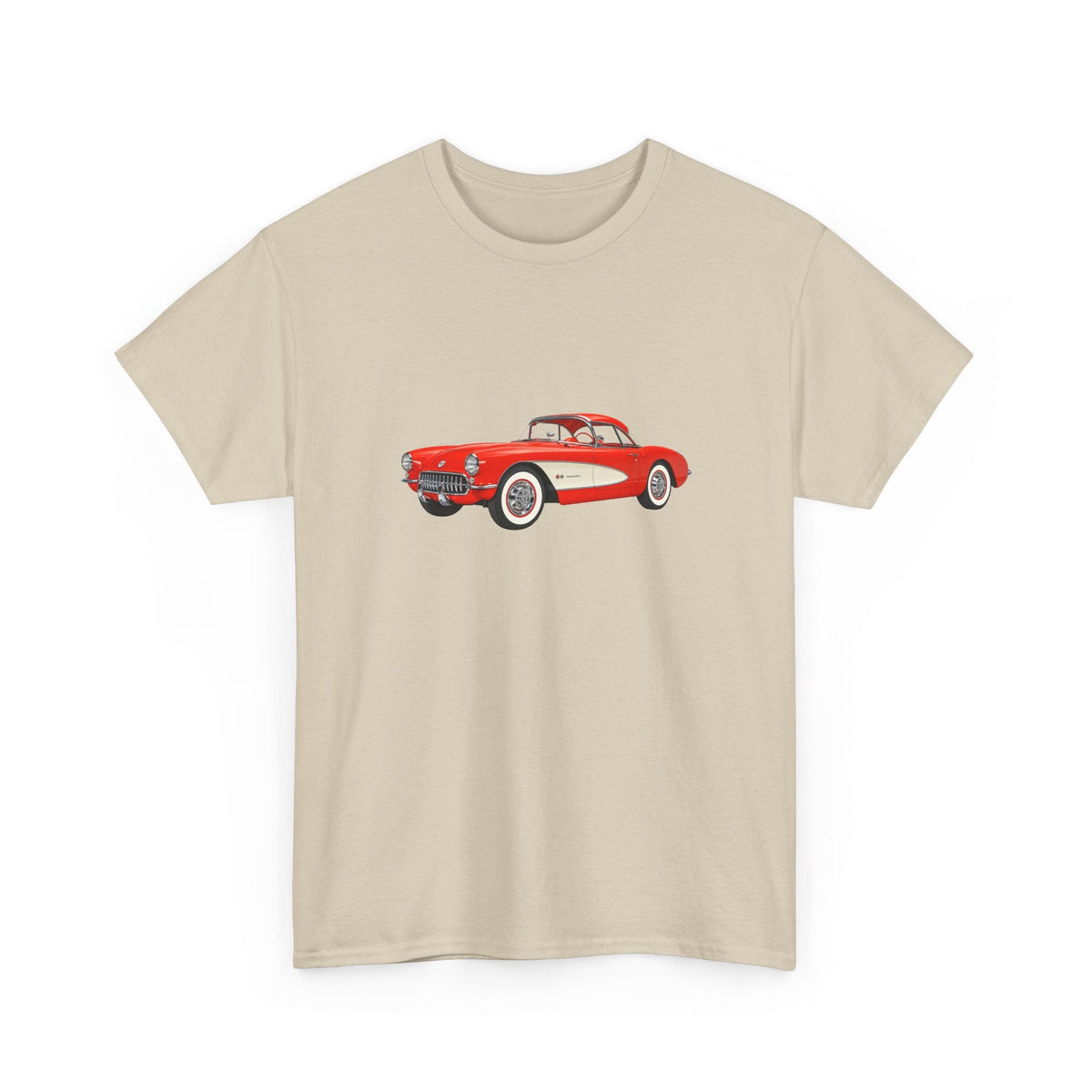1957 Chevy Corvette Sports Car T-shirt - Cars, Trucks & Cycles - Harvey Ltd