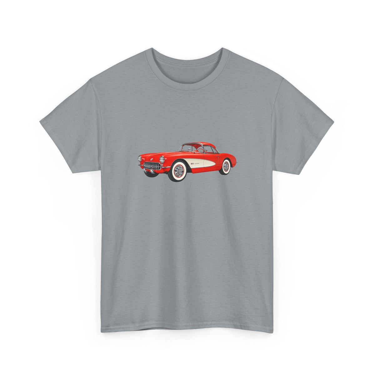 1957 Chevy Corvette Sports Car T-shirt - Cars, Trucks & Cycles - Harvey Ltd