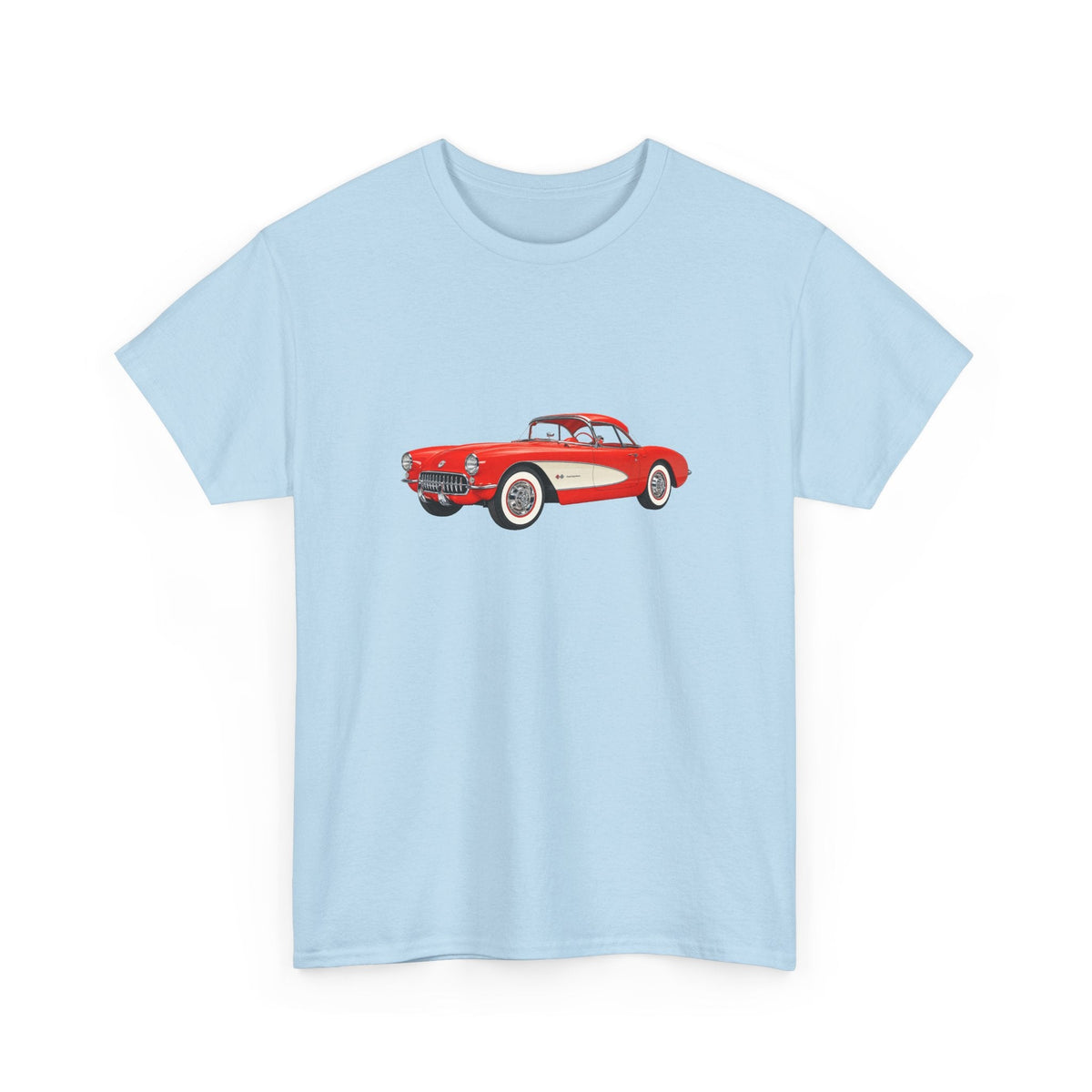 1957 Chevy Corvette Sports Car T-shirt - Cars, Trucks & Cycles - Harvey Ltd