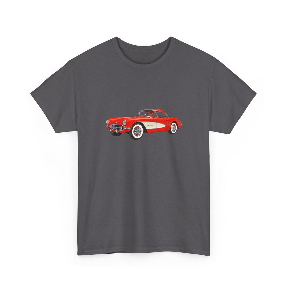 1957 Chevy Corvette Sports Car T-shirt - Cars, Trucks & Cycles - Harvey Ltd