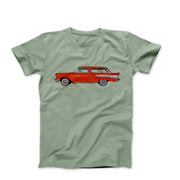 1957 Chevy Nomad Station Wagon T-shirt - Cars, Trucks & Cycles - Harvey Ltd