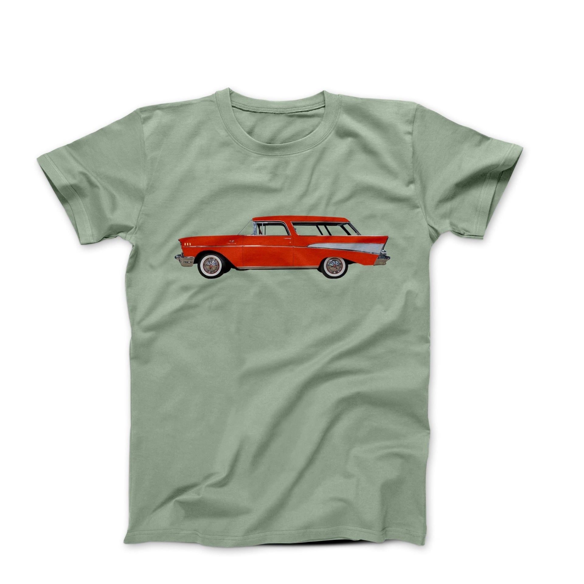 1957 Chevy Nomad Station Wagon T-shirt - Cars, Trucks & Cycles - Harvey Ltd