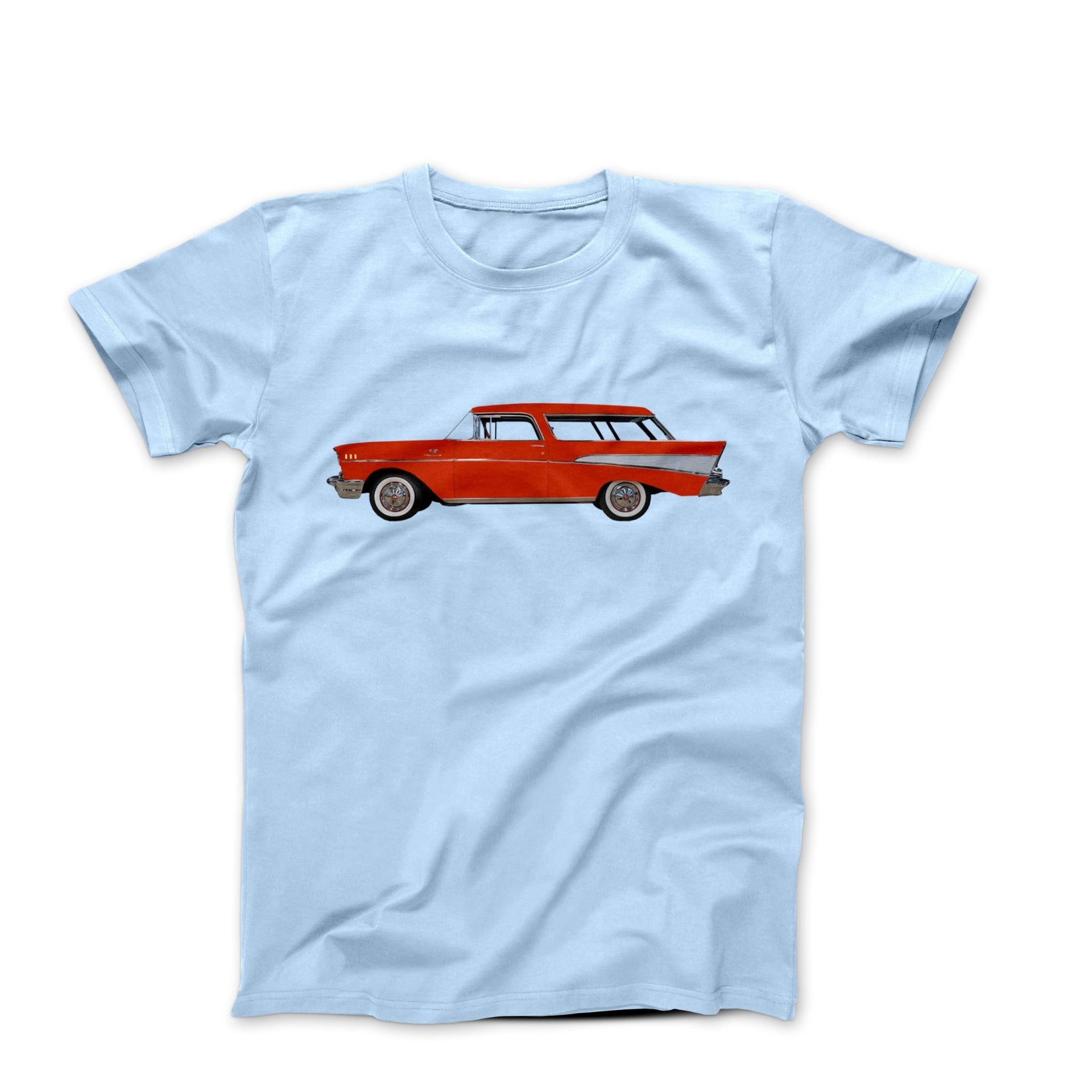 1957 Chevy Nomad Station Wagon T-shirt - Cars, Trucks & Cycles - Harvey Ltd