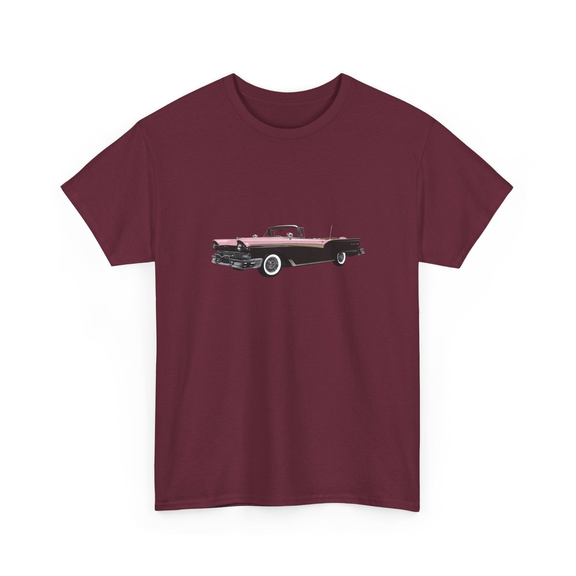 1957 Ford Fairlane 500 Sunliner Convertible T-shirt - Cars, Trucks & Cycles - Harvey Ltd