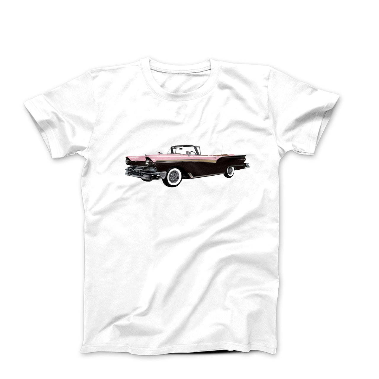 1957 Ford Fairlane 500 Sunliner T-shirt - Cars, Trucks & Cycles - Harvey Ltd