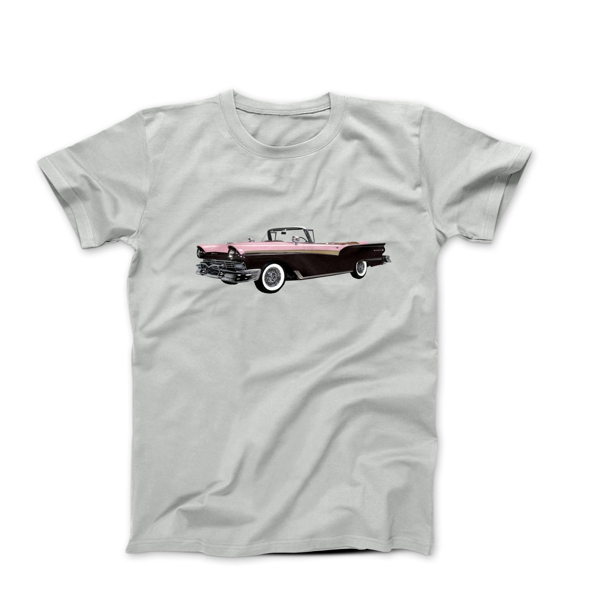 1957 Ford Fairlane 500 Sunliner T-shirt - Cars, Trucks & Cycles - Harvey Ltd