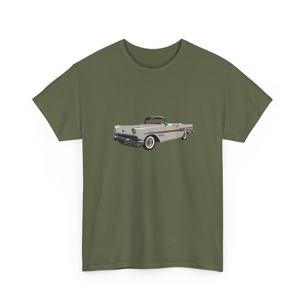 1957 Pontiac Bonneville Convertible T-shirt - Cars, Trucks & Cycles - Harvey Ltd