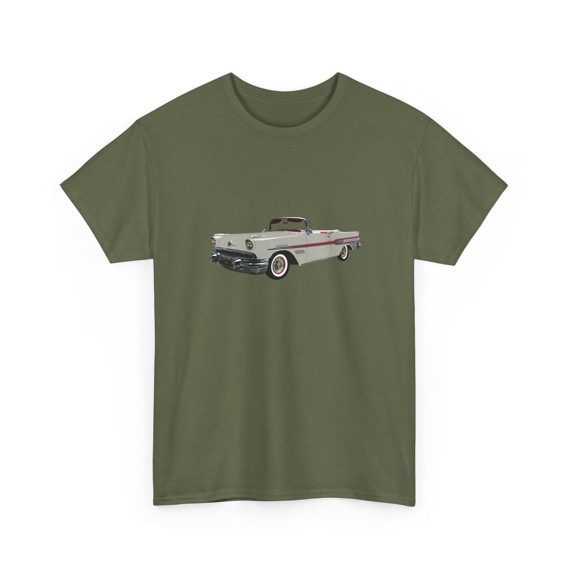 1957 Pontiac Bonneville Convertible T-shirt - Cars, Trucks & Cycles - Harvey Ltd