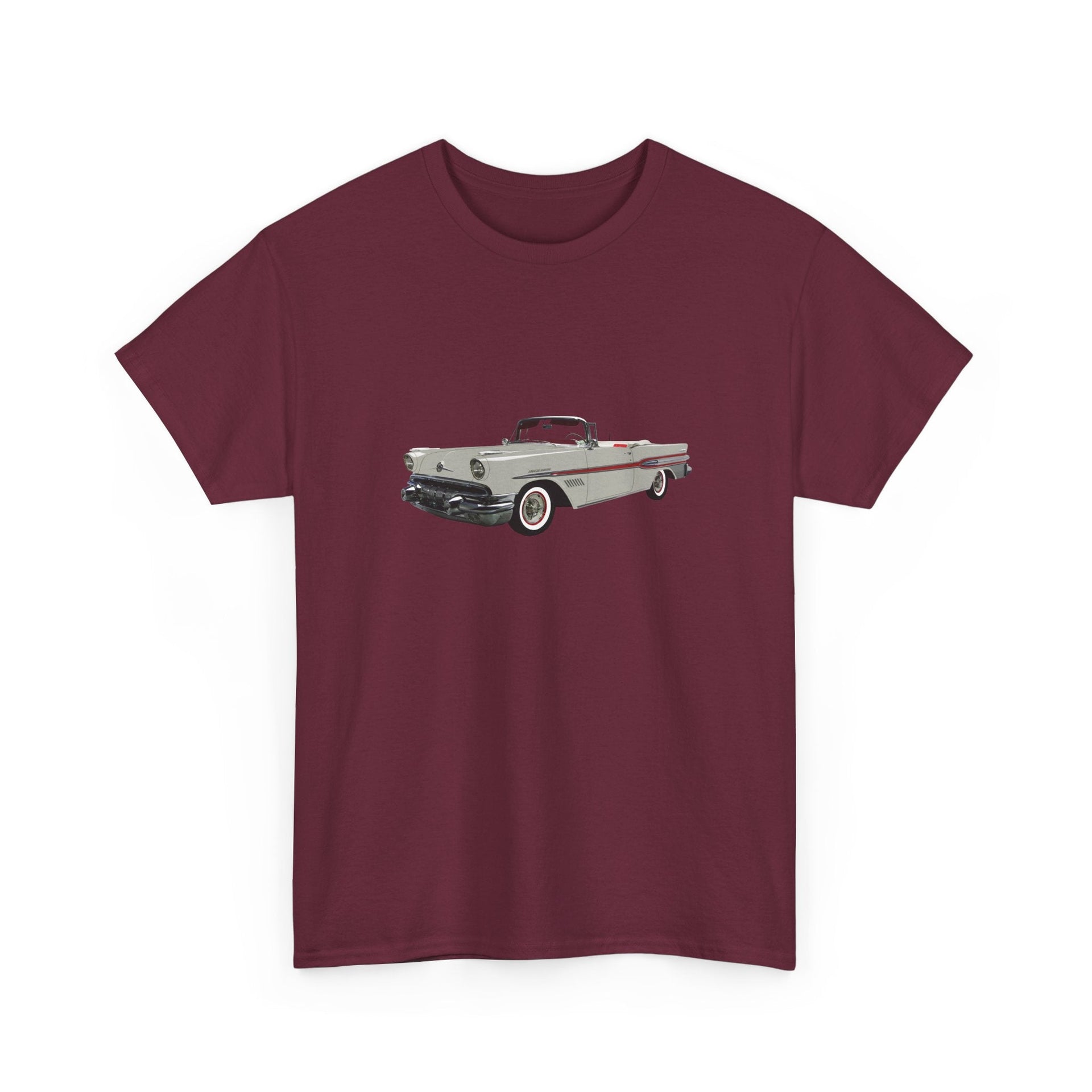 1957 Pontiac Bonneville Convertible T-shirt - Cars, Trucks & Cycles - Harvey Ltd