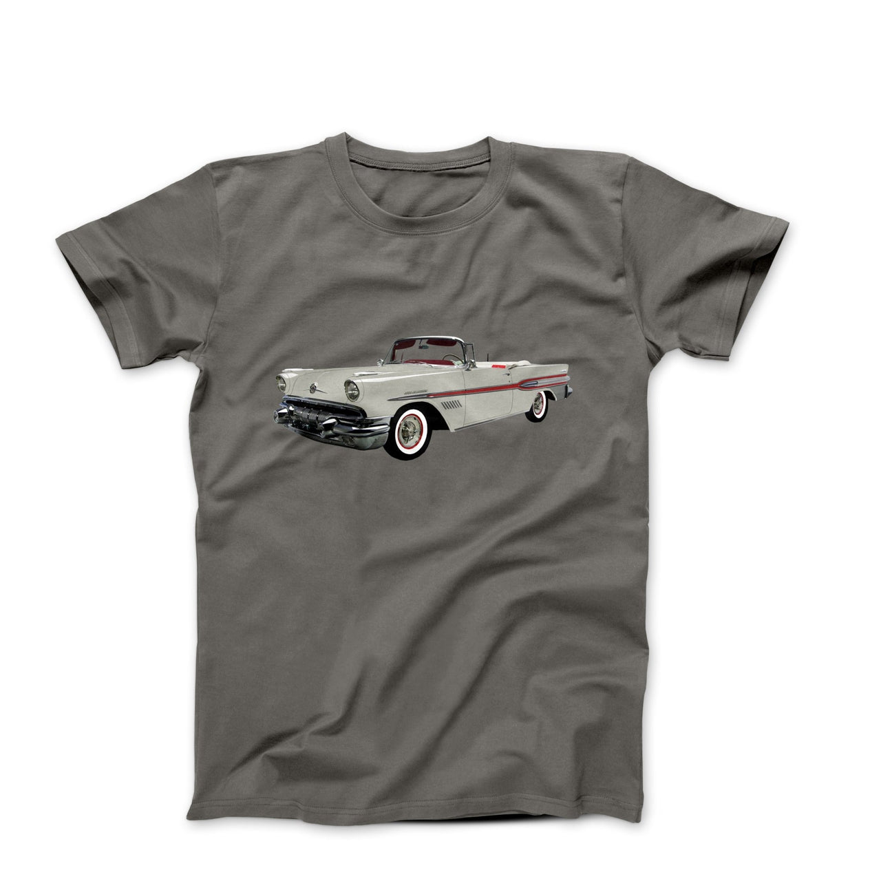 1957 Pontiac Bonneville Convertible T-shirt - Cars, Trucks & Cycles - Harvey Ltd