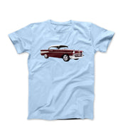 1957 Red Chevy Bel Aire Hard - Top T-shirt - Cars, Trucks & Cycles - Harvey Ltd